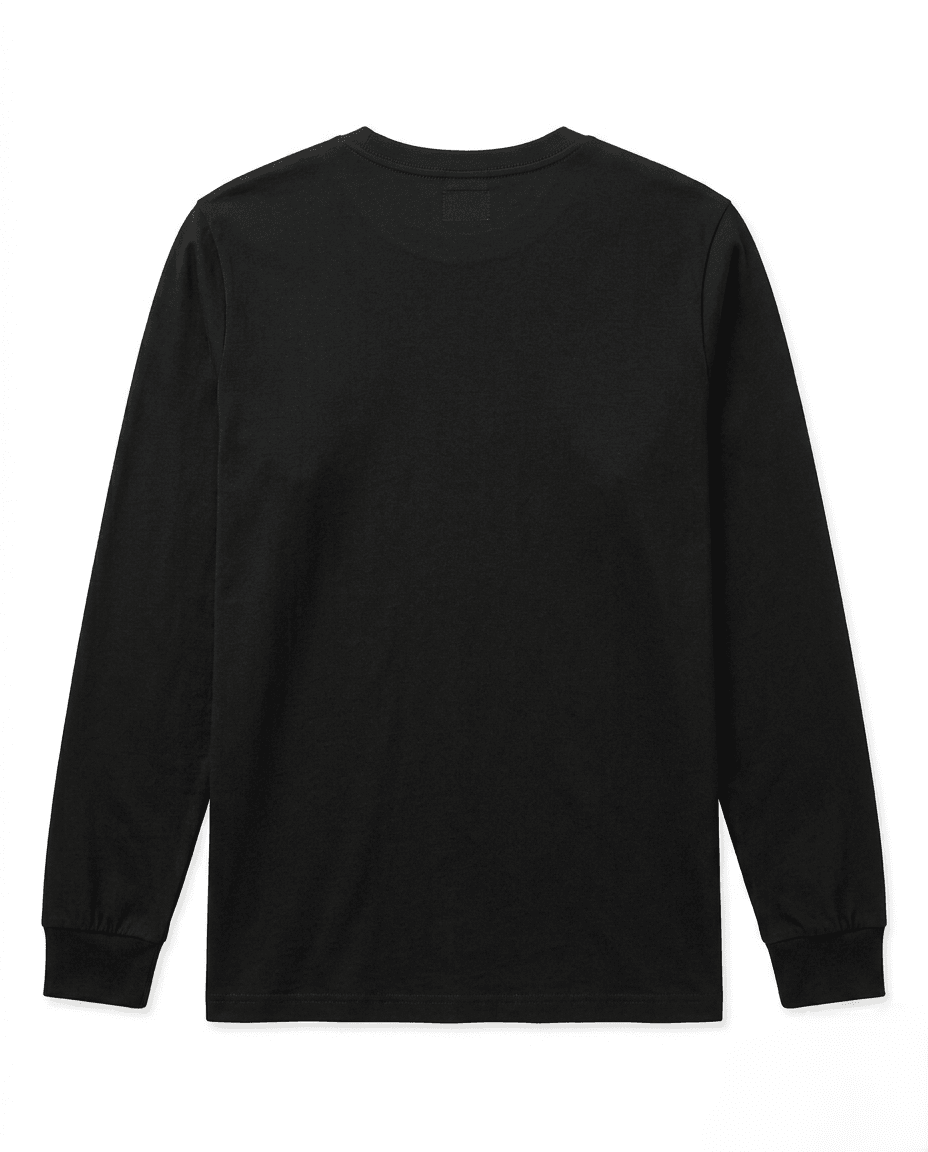 Custom full sleeve t-shirt flat lay back view by SP CREATION