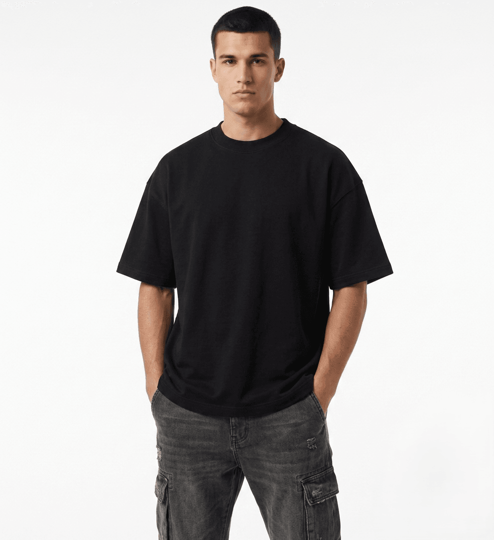 Oversized Streetwear Silhouette Model by SP CREATION