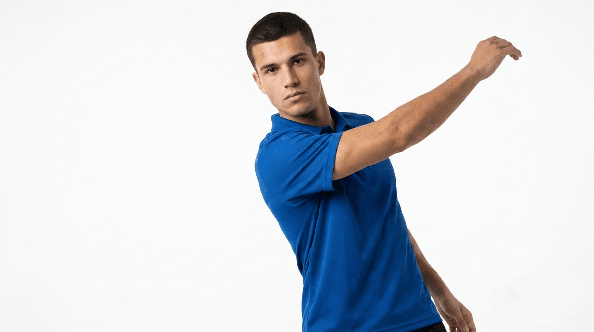 Dry-Fit Sports Performance Polo Model by SP CREATION