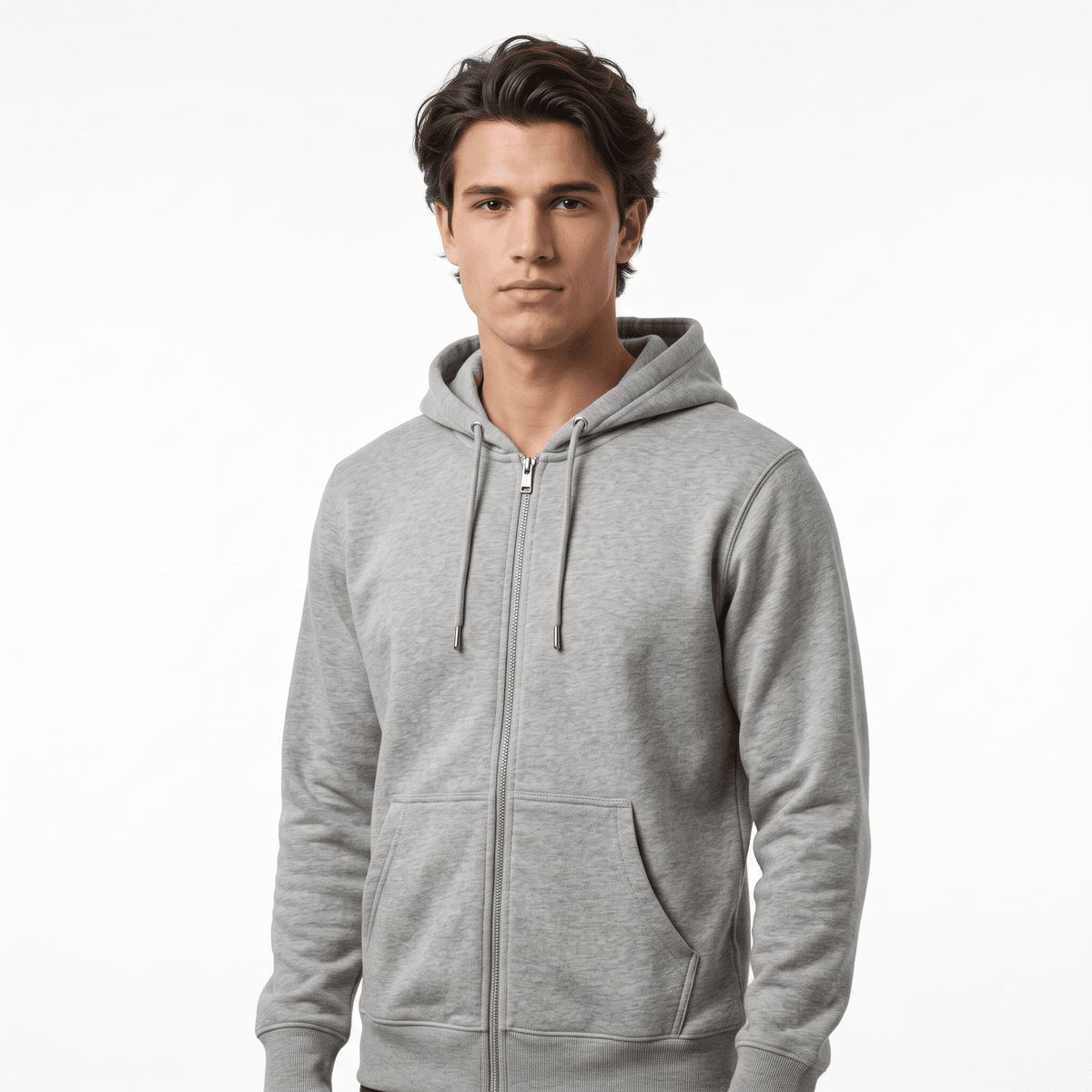 Custom Zip-Up Heavyweight Hoodie Model by SP CREATION